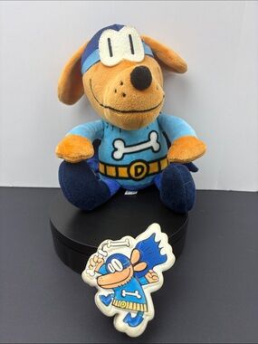 Scholastic Dog Man Bark Knight Superhero Plush Toy & Squishy